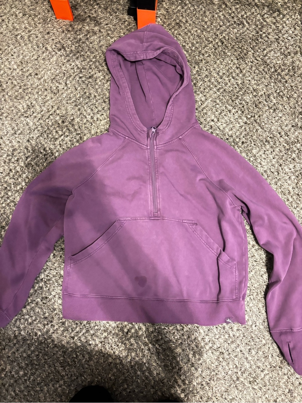 JoyLab Lavender Half-Zip Hoodie Sweatshirt